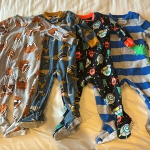 Carter’s Fleece Footie Pajama Lot